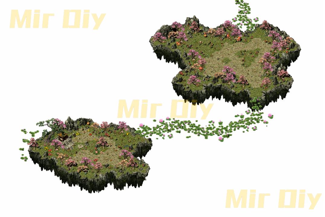 地砖地图1541-悬浮岛
